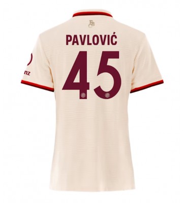 Bayern Munich Aleksandar Pavlovic #45 Tercera Equipación Mujer 2024-25 Manga Corta